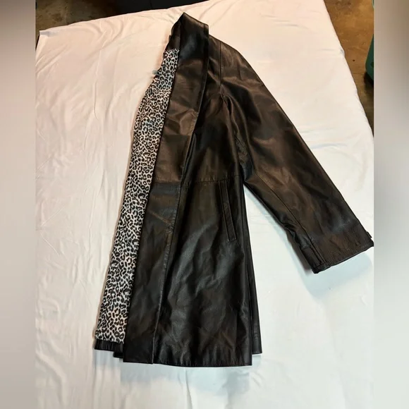 Preston & York Classic Black Leather Jacket - Picture 6 of 11